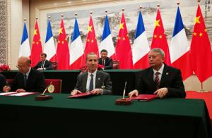 兩國元首見證 中核集團與法國兩家公司簽署合作協議