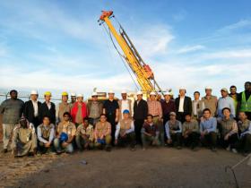 中核沙特鈾釷資源項目開啟第一鉆 集團慰問春節堅守員工