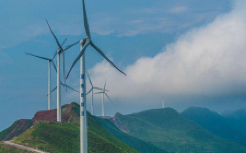 靈丘縣移民新村用風(fēng)電供暖