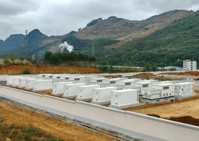 中國富仁能源廣西忻城200MW共享儲能項目設備安裝進入倒計時